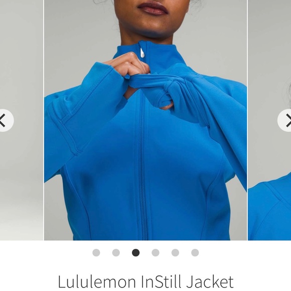 LuluLemon Instill Jacket poolside size 10 - Picture 5 of 6